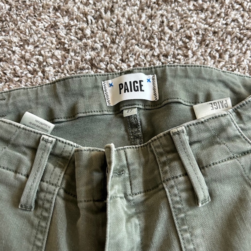 Army Green PAIGE Jeans